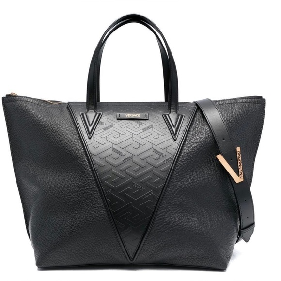 NWT’S VERSACE 2024 Collection Greca V Large Tote - Picture 1 of 10